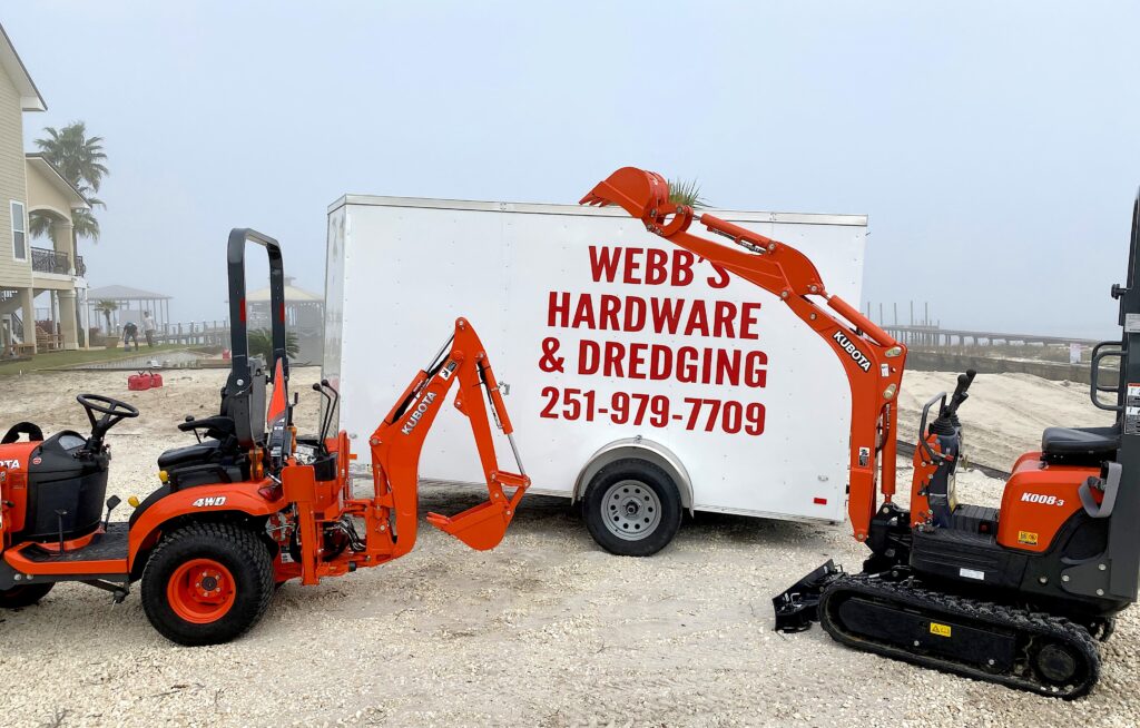 Webb's Dredging Services - Webb's Hardware & Marine Services - Southern Alabama