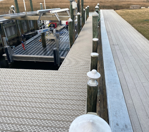 Astrodock Elberta Alabama Flow Thru Vinyl Decking